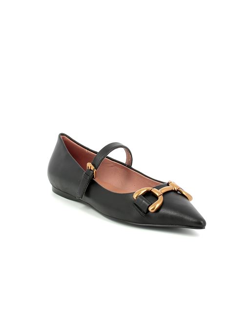 Kiva ballerina da donna in pelle nera BIBI LOU | 576Y